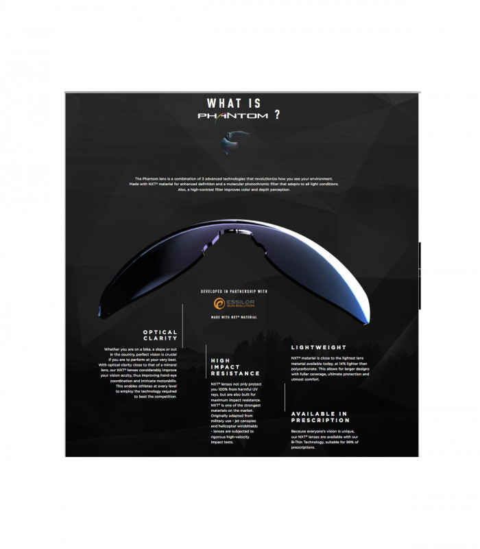 GAFAS BOLLE CHRONOSHIELD MATTE BLACK (LENTE FOTOCROMÁTICA BROWN RED)