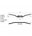 TAG T2 HANDLEBAR YAMAHA YZ (BLUE) | TopFun.com