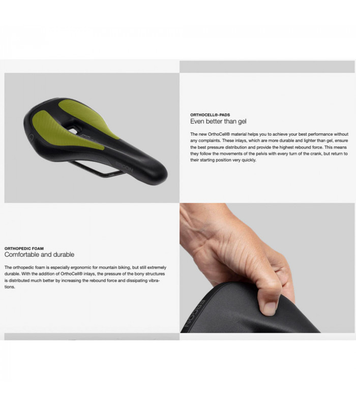 SILLÍN ERGON SM E-MOUNTAIN SPORT MUJER (NEGRO)