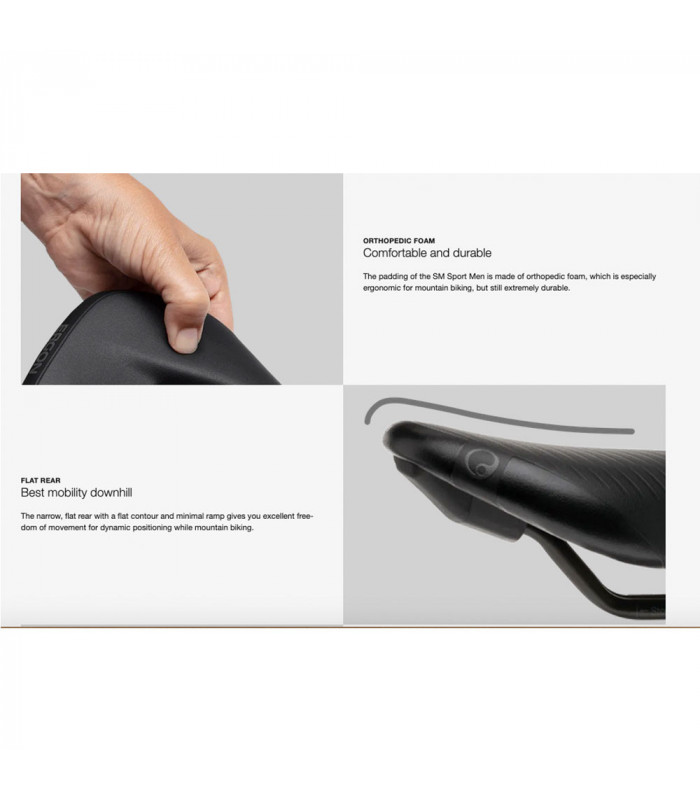 ERGON SM PRO MEN SADDLE (RISKY RED)