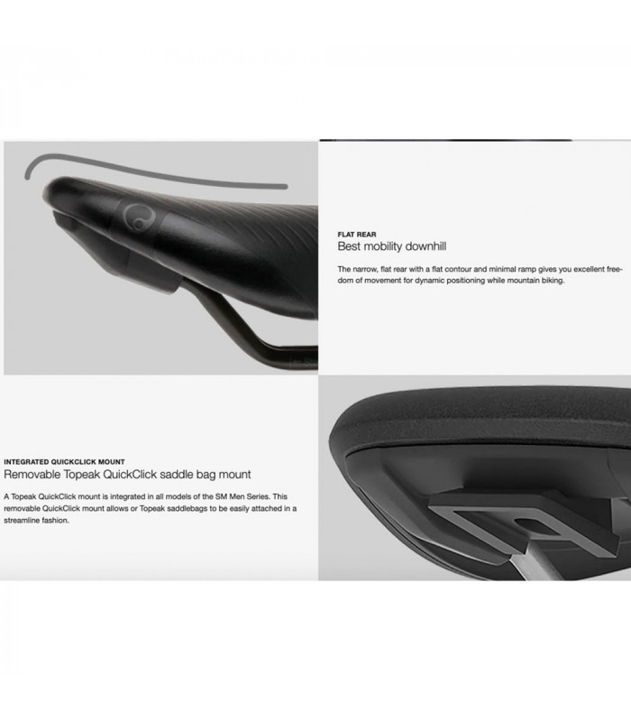 ERGON SM SPORT MEN SADDLE (BLACK)
