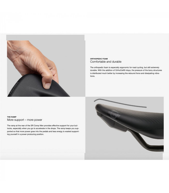 ERGON SR COMP MEN SADDLE (BLACK)