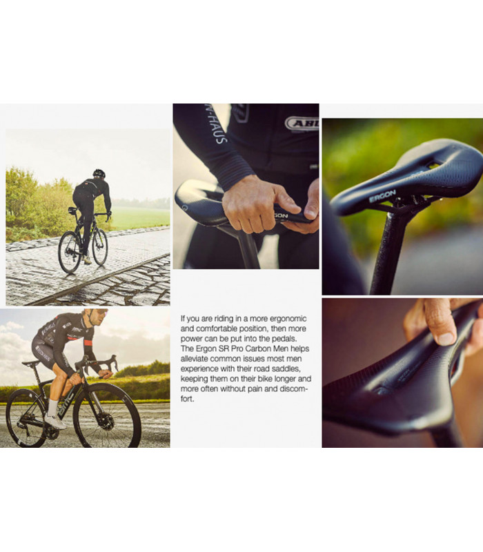 ERGON SR PRO CARBON MEN SADDLE (STEALTH)