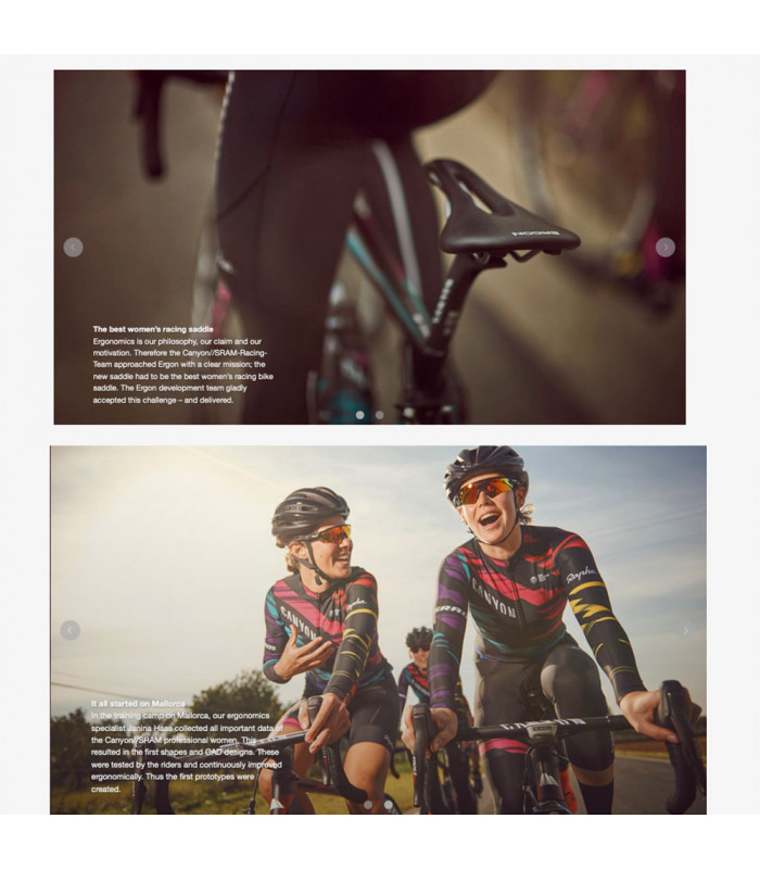 ERGON SR PRO WOMEN SADDLE (STEALTH)