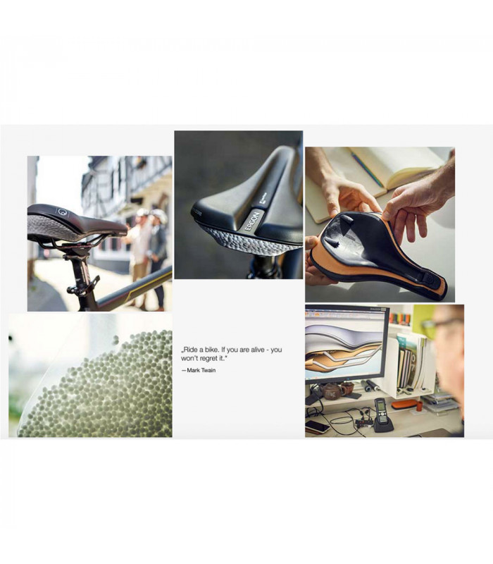 ERGON ST CORE PRIME WOMEN SADDLE (BLACK/WHITE)