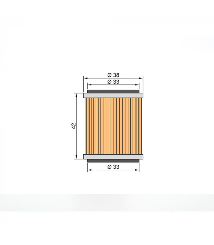 FILTRO ACEITE TWIN AIR BETA, TM, YAMAHA (2003-2025)