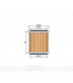 FILTRO ACEITE TWIN AIR BETA, TM, YAMAHA (2003-2025)