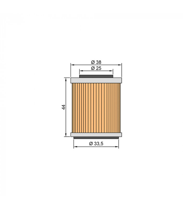 FILTRO ACEITE TWIN AIR TM, YAMAHA TT-R, WR, YZF (1987-2015)