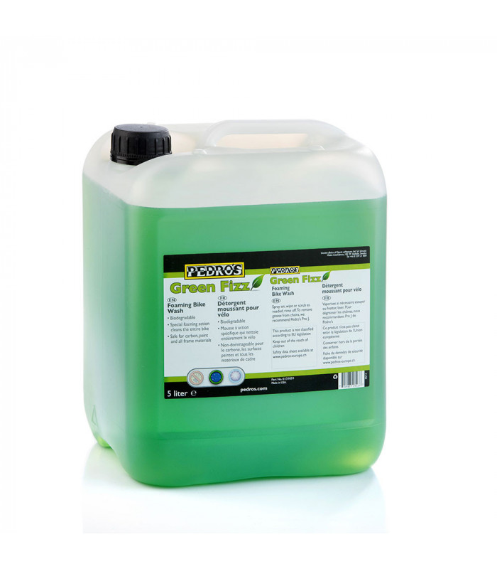 PEDRO'S GREEN FIZZ FOAMING BIKE WASH (5 LITERS)