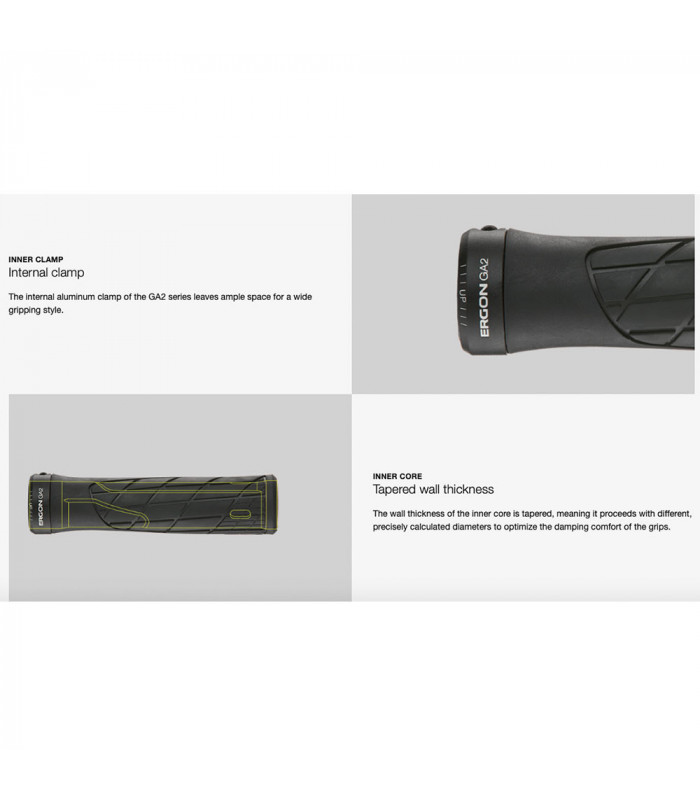 ERGON GA2 SINGLE TWIST SHIFT GRIPS (BLACK)