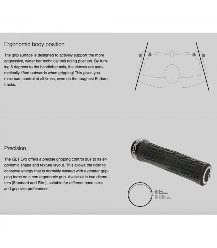 ERGON GE1 EVO SLIM GRIPS (DEEP MOSS) | TopFun.com