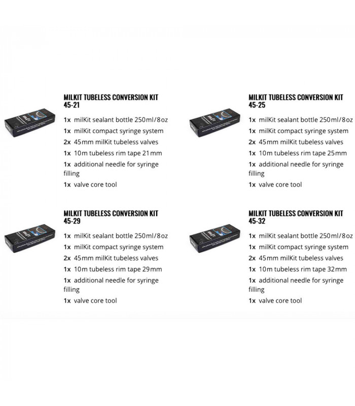 MILKIT TUBELESS CONVERSION KIT (45-21) | TopFun.com
