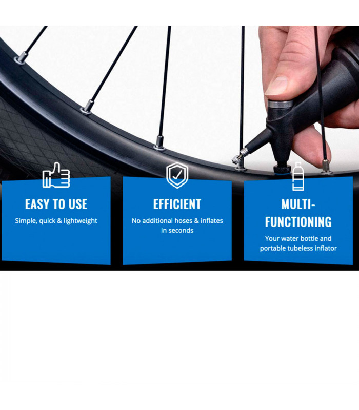 INFLADOR TUBELESS MILKIT BOOSTER PEQUEÑO (0.6 L) | TopFun.com