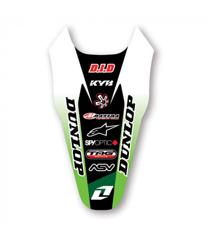 ADHESIVOS GUARDABARROS TRASERO ONE INDUSTRIES KAWASAKI KX 250 F, KX 450 F (2006-2008)