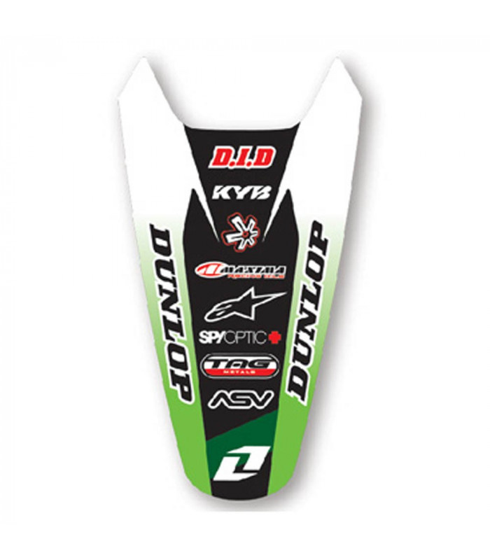 ADHESIVOS GUARDABARROS ONE INDUSTRIES TRASERO KAWASAKI KX 250 F, KX 450 F (2009-2010)