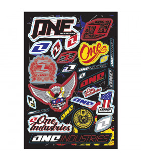 ONE INDUSTRIES LOGO DECALS SHEET