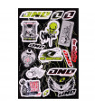 ONE INDUSTRIES SKULL 4 DECALS SHEET