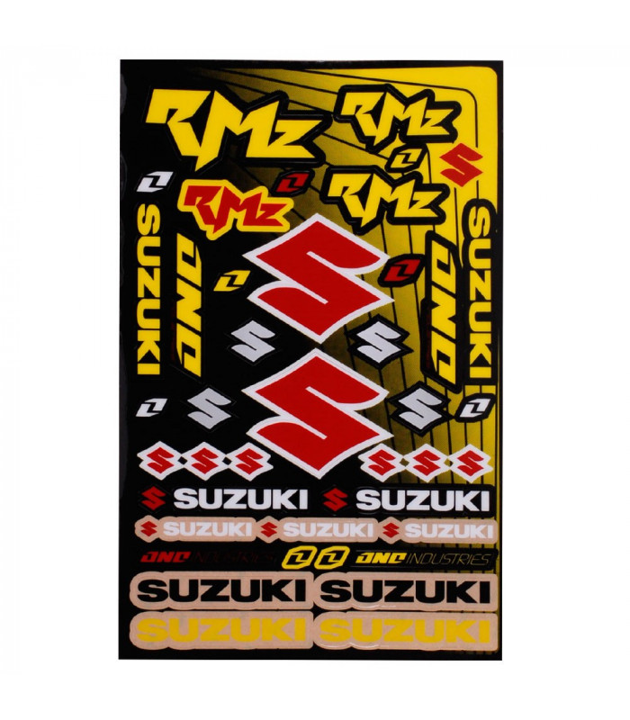 ONE INDUSTRIES SUZUKI RM-Z DECALS SHEET