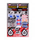 ONE INDUSTRIES QUAD DECALS SHEET