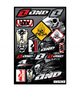 HOJA ADHESIVOS ONE INDUSTRIES SKULL/MASSACRE