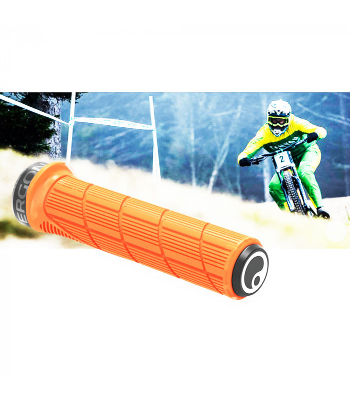 ERGON GD1 EVO FACTORY SLIM GRIPS FROZEN ORANGE | TopFun.com