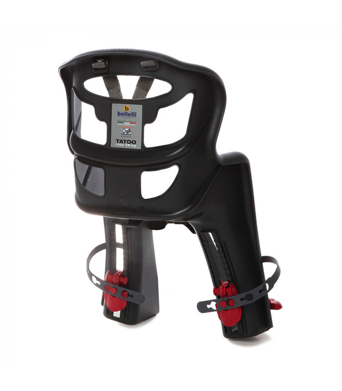 BELLELLI TATOO HANDLEFIX CHILD FRONT BIKE SEAT (DARK GREY) | TopFun.com