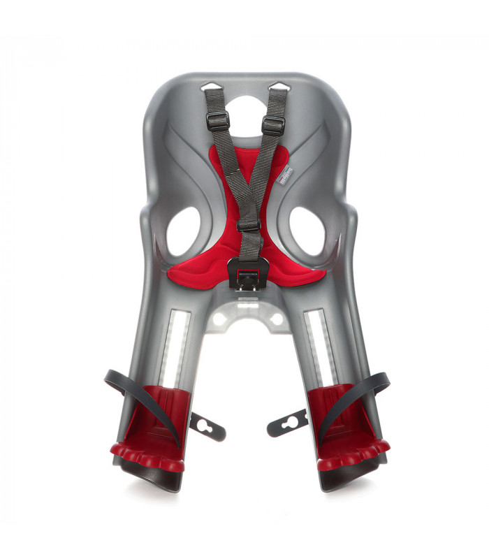 BELLELLI RABBIT HANDLEFIX CHILD FRONT BIKE SEAT (SILVER)