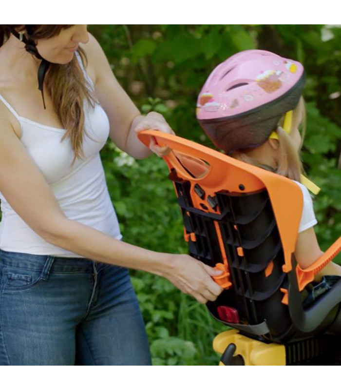 SILLA INFANTIL TRASERA BELLELLI TIGER CLAMP (NARANJA/GRIS)