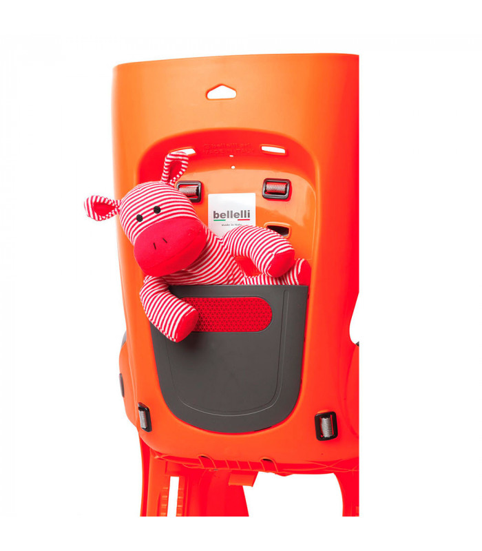 SILLA INFANTIL TRASERA BELLELLI SUMMER STANDARD B-FIX (GRIS/ROJO)