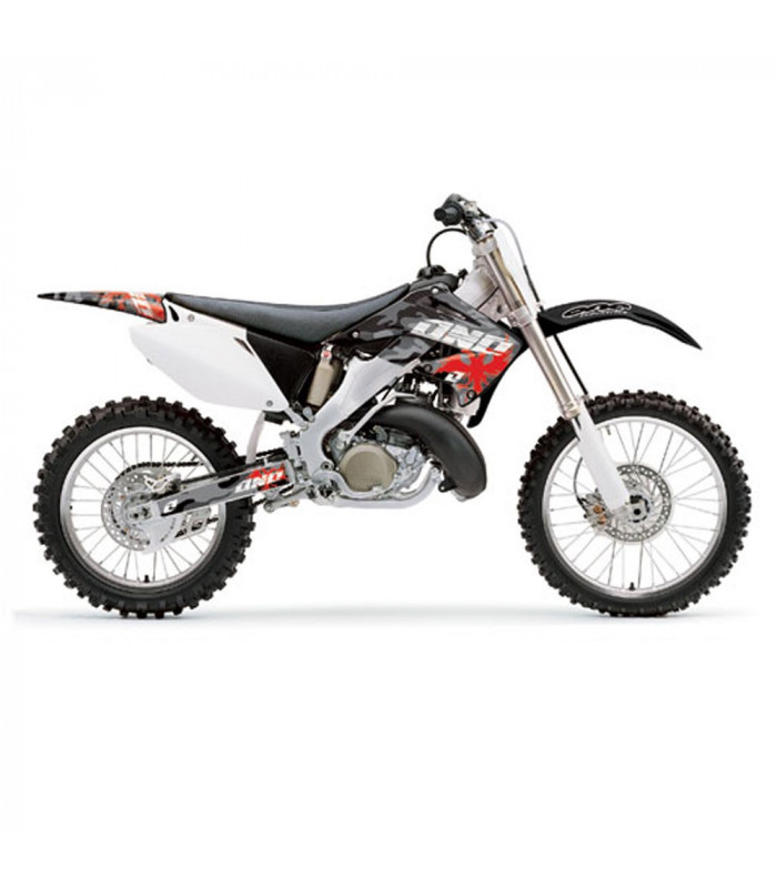 KIT ADHESIVOS ONE INDUSTRIES BLACK CAMO HONDA CR 125, CR 250 (2002-2007)