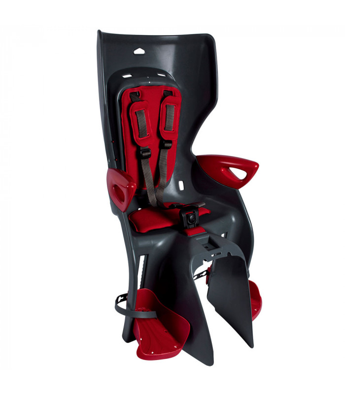 BELLELLI SUMMER RELAX B-FIX CHILD REAR BIKE SEAT (GREY/RED) | TopFun.com