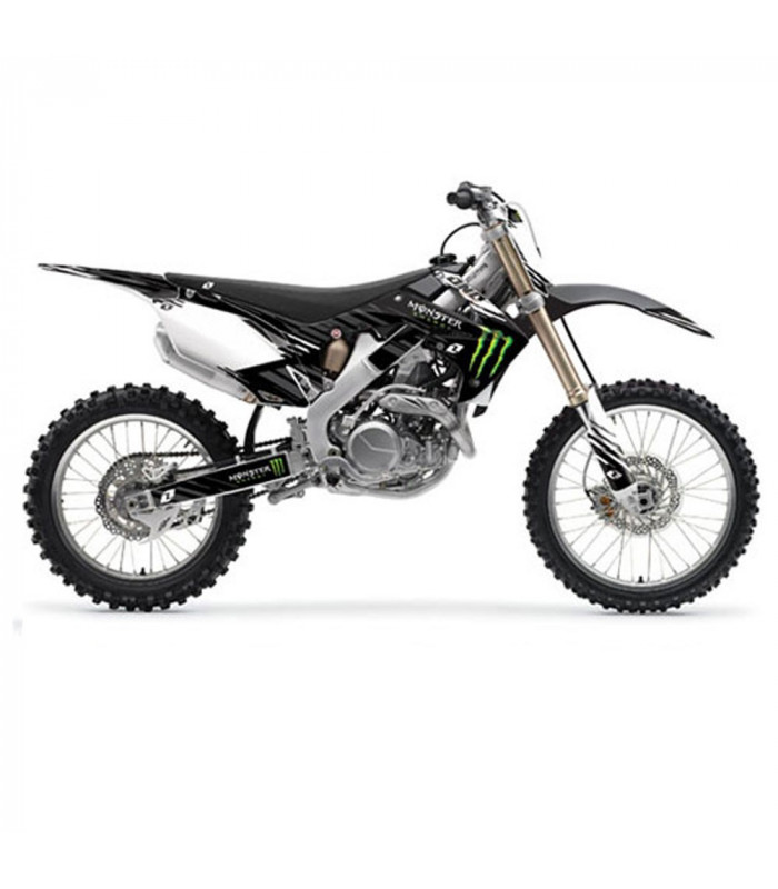 ONE INDUSTRIES FLAME BLACK GRAPHICS KIT HONDA TRX 450 (2004-2010)