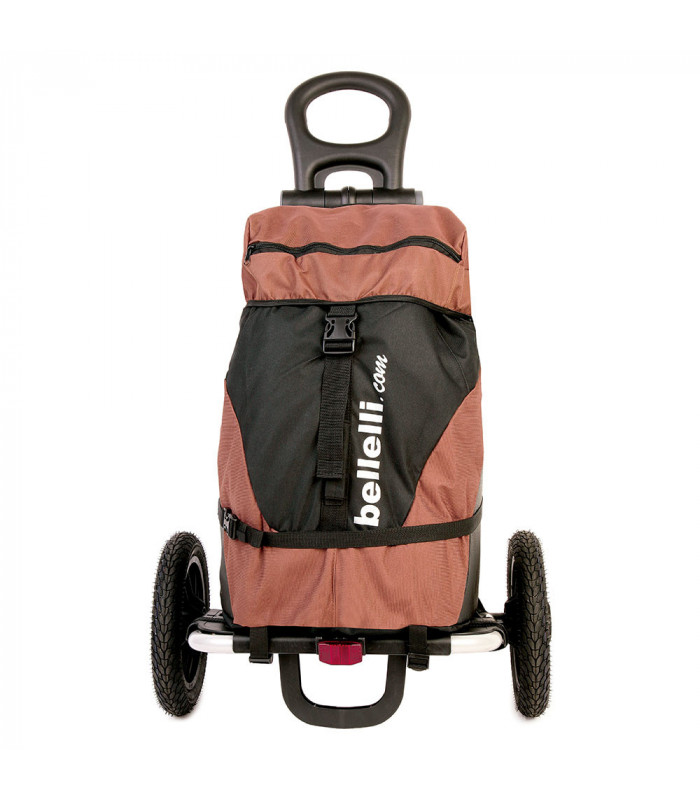 BELLELLI B-TOURIST TRAILER + BROWN BAG (RACK FIX SYSTEM) | TopFun.com