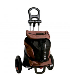 CARRITO BELLELLI B-TOURIST + BOLSA MARRÓN (SISTEMA RACK FIX) | TopFun.com