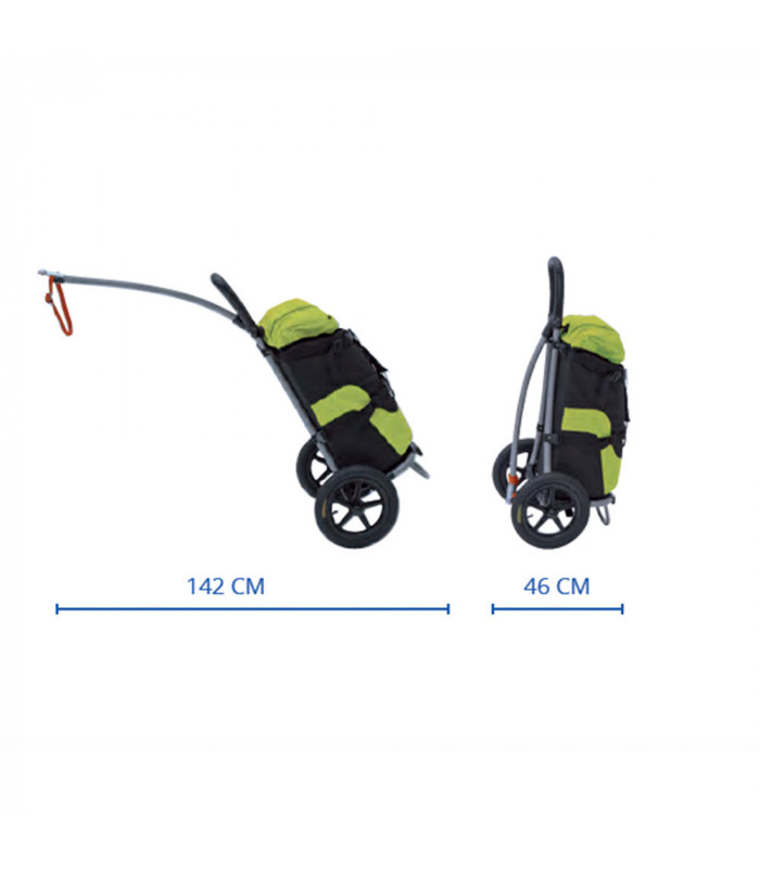 BELLELLI B-TOURIST TRAILER + BROWN BAG (RACK FIX SYSTEM) | TopFun.com