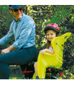 BELLELLI MR FOX STANDARD B-FIX CHILD REAR BIKE SEAT (WHITE/RED)
