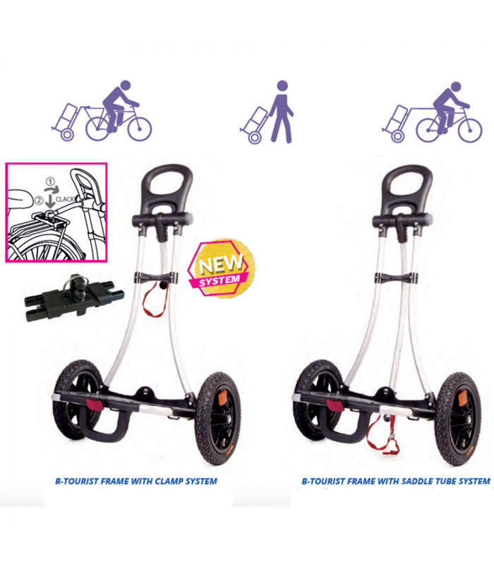 CARRITO BELLELLI B-TOURIST + BOLSA BAGGY (SISTEMA RACK FIX) | TopFun.com