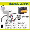 BELLELLI LITTLE DUCK RELAX MULTIFIX CHILD REAR BIKE SEAT (YELLOW HI VIZ) | TopFun.com