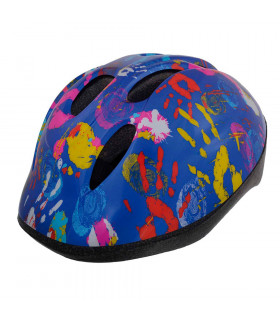 BELLELLI HAND PRINT BLUE KIDS HELMET | TopFun.com