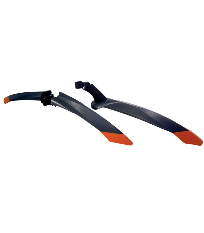 JUEGO GUARDABARROS BELLELLI ZIP (NEGRO/ROJO) | TopFun.com