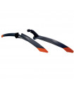 BELLELLI ZIP MUDGUARDS (BLACK/RED)