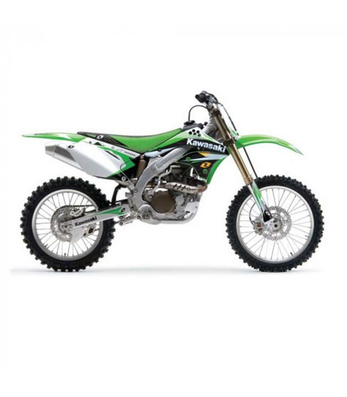 ONE INDUSTRIES GRAPHICS KIT + TECHNO FLEX SEAT COVER KAWASAKI KX 450 F (2006-2008)