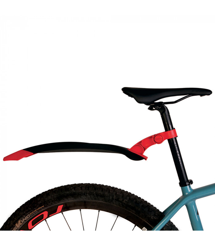 JUEGO GUARDABARROS BELLELLI ZIP (NEGRO/ROJO) | TopFun.com