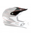 VISERA CASCO ONE INDUSTRIES TROOPER RACING (NEGRO/ROJO)