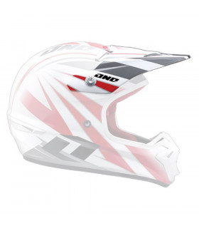 ONE INDUSTRIES KOMBAT HELMET (RACING STRIPES WHITE)