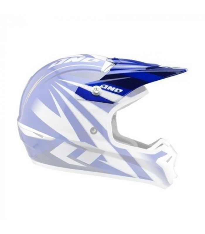 ONE INDUSTRIES KOMBAT HELMET (RACING STRIPES BLUE)