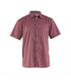 CLUB RIDE VIBE SHIRT (MERLOT STRIPE)