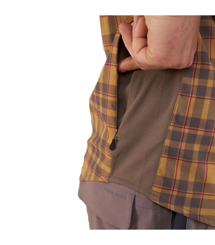 CAMISA CLUB RIDE DETOUR (KHAKI/CAYENNE) | TopFun.com