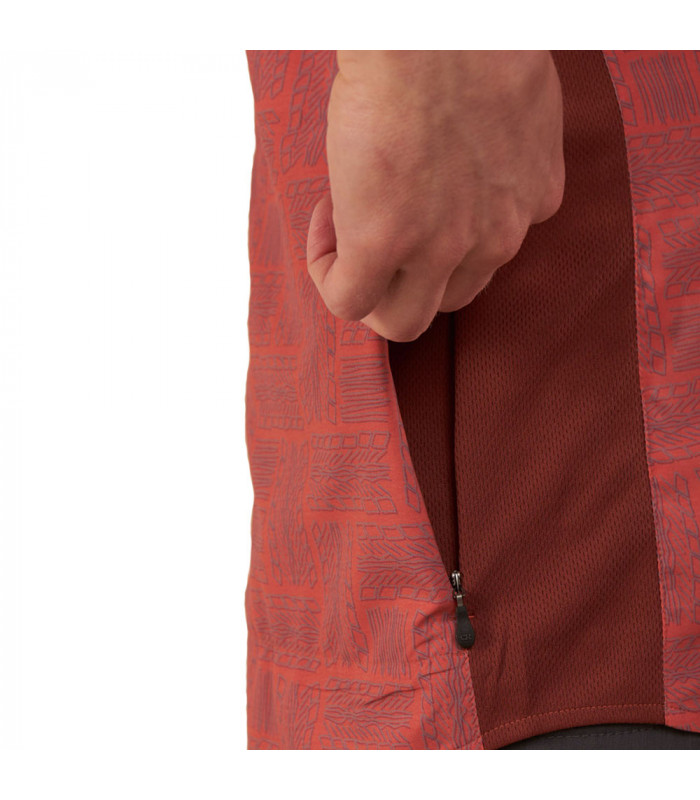CAMISA CLUB RIDE DETOUR (OCHRE TREAD/PRINT) | TopFun.com