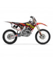 KIT ADHESIVOS + FUNDA ASIENTO ONE INDUSTRIES 10 FACTORY HONDA CRF 450 (2009-2010)